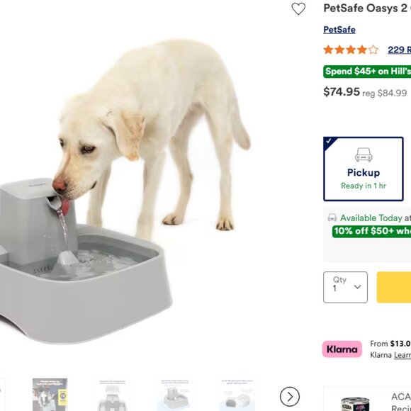 PetSafe 2 Gallon Drinkwell Automatic Water Fountain - Picture 7 of 8